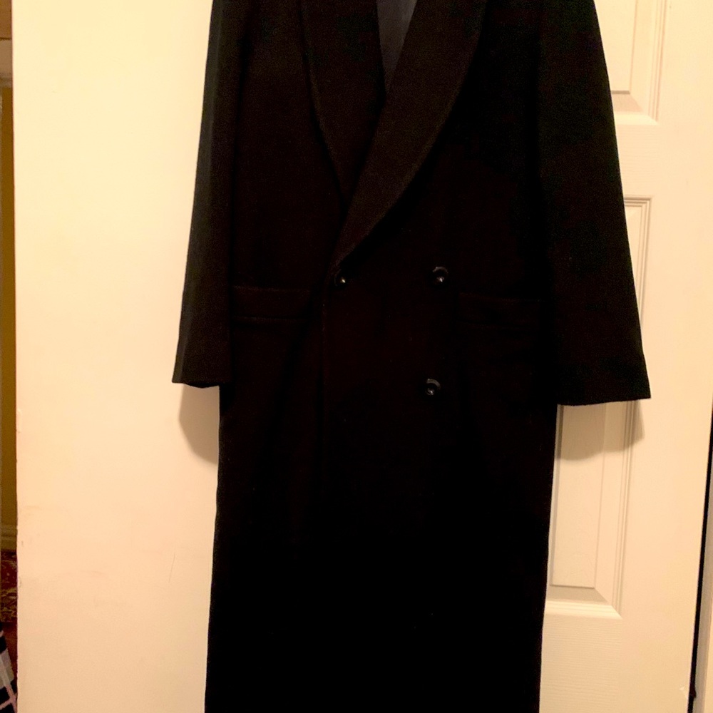 Christian Dior wool coat very long